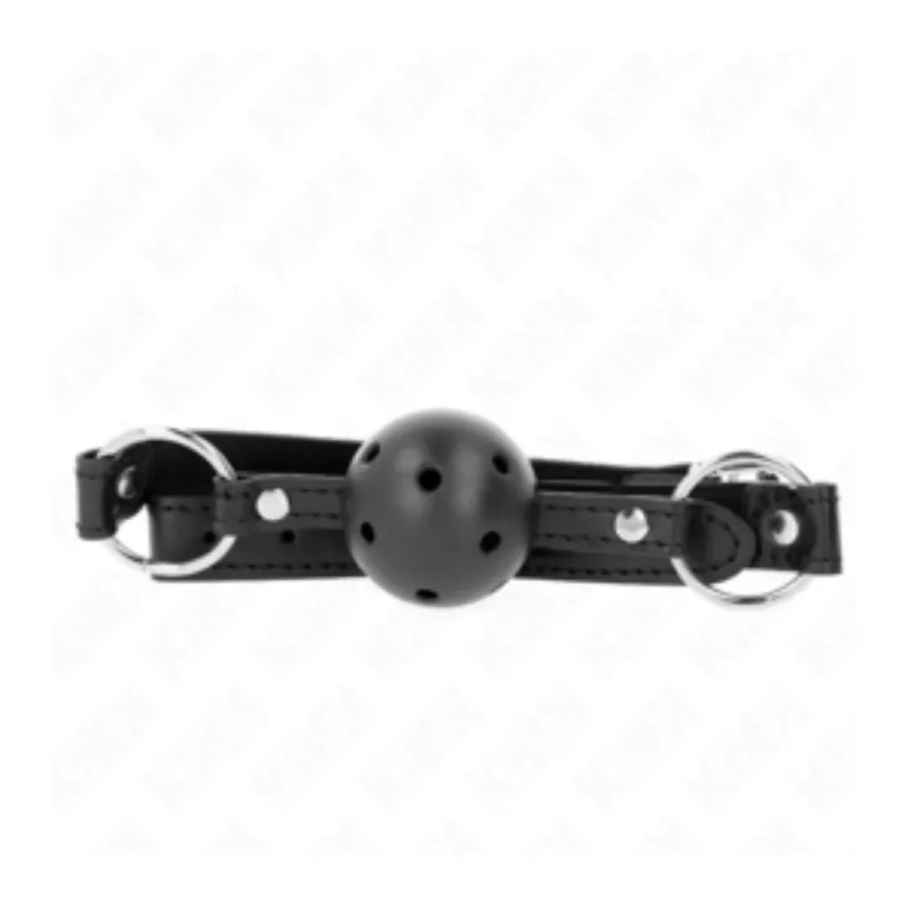 Mordaza de bola 4.5 cm negra (323)