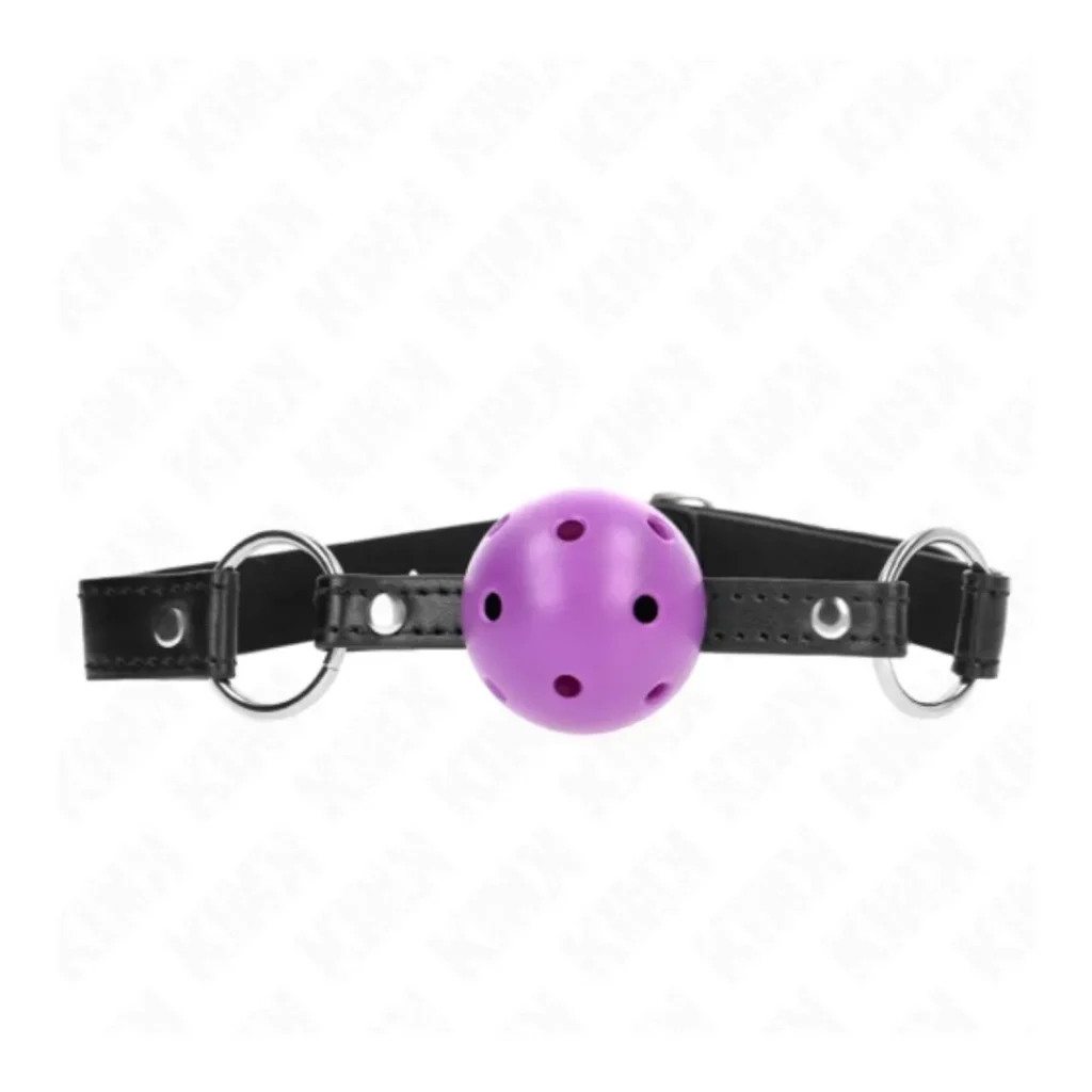Mordaza de bola 4.5 cm morado (324)