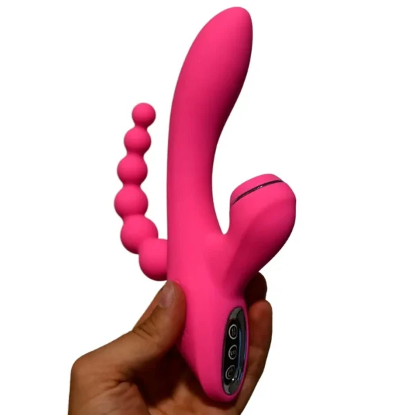 Pink Trinity - Vibrador 22 cm (43)
