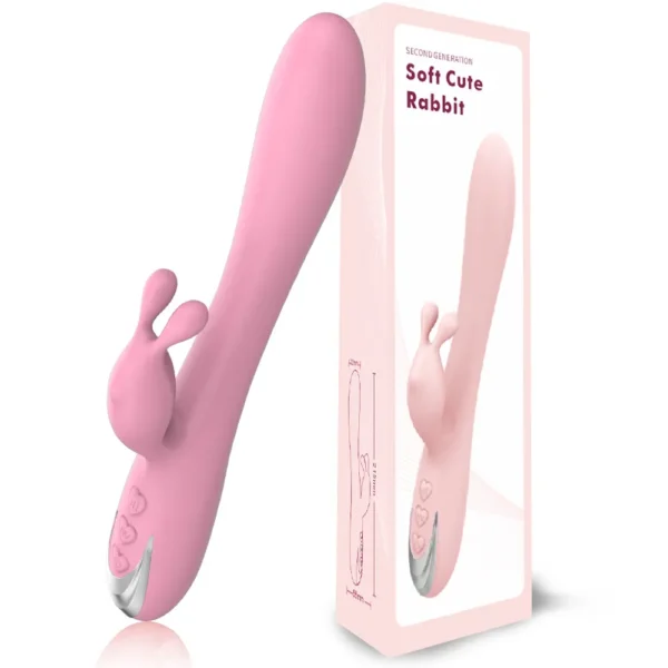 Soft Cute Rabbit - Succionador vibrador (388)